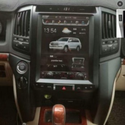 Autoradio GPS TV DVB-T TNT Bluetooth Android 3G 4G  WIFI Style Tesla Vertical Toyota Land Cruiser 2010-2015