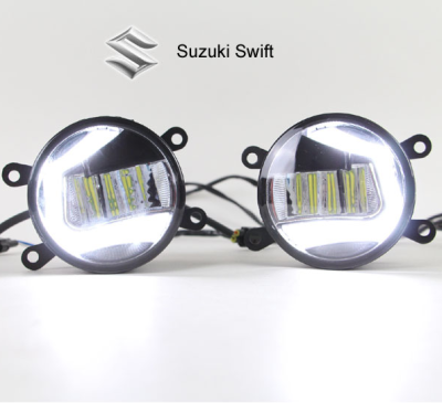 Feux antibrouillard LED + DRL lumière feux de jour LED Suzuki Swift