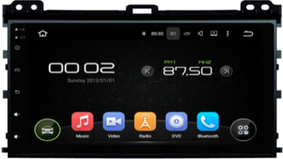 Autoradio GPS android Toyota Prado 2003-2010
