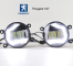 Feux antibrouillard LED + DRL lumière feux de jour LED Peugeot 107