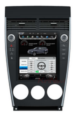 Autoradio GPS TV DVB-T Bluetooth Android 3G 4G WIFI Style Tesla Vertical Mazda 6 2004-2015