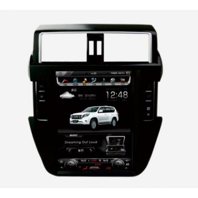Car DVD Player GPS TV DVB-T Bluetooth Android 3G 4G WIFI Style Tesla Vertical Toyota Prado 2010-2013