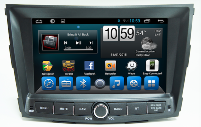Car DVD Player GPS TV DVB-T Bluetooth Android 3G/4G/WIFI Ssangyong Tivoli