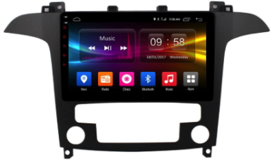 Car DVD Player GPS TV DVB-T Bluetooth Android 3G/4G/WIFI Ford S-Max 2007-2008