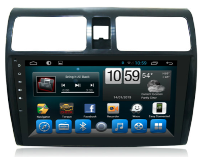 Car DVD Player GPS TV DVB-T Bluetooth Android 3G/4G/WIFI Suzuki Swift 2013-2016