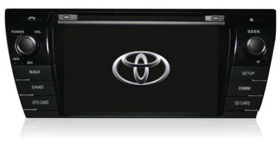 Car DVD Player GPS TV DVB-T Bluetooth Android 3G/4G/WIFI Toyota Corolla 2014