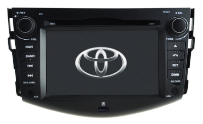 Car DVD Player GPS TV DVB-T Bluetooth Android 3G/4G/WIFI Toyota RAV4 2008-2011