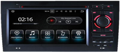 Car DVD Player GPS TV DVB-T Bluetooth Android 3G/4G/WIFI Audi A4 S4 2002-2008