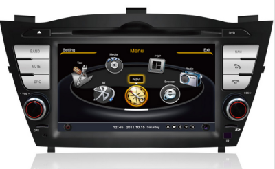 Car DVD Player GPS Huyndai IX35 Tuscon 2010 - 2013