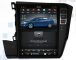 Car DVD Player GPS TV DVB-T Bluetooth Android 3G 4G WIFI Style Tesla Vertical Honda Civic 2012-2015