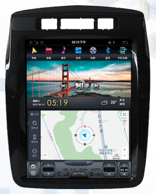 Autoradio GPS TV DVB-T TDT Bluetooth Android 3G 4G WIFI Style Tesla Vertical Volkswagen Touareg 2010-2015