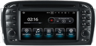 Autoradio GPS DVD TV DVB-T TDT Bluetooth Android 3G/4G/WIFI Mercedes Benz Class SL R230 2001-2007