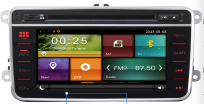 AutoRadio de coche DVD  Bluetooth  GPS DVB-T 3G/4G/WiFi  Seat Skoda Volkswagen