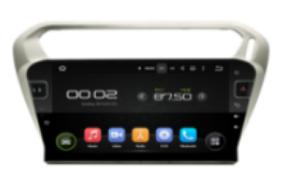 Autoradio GPS DVD Bluetooth de coche DVB-T Android 3G/WIFI Citroen Elysee Peugeot 301