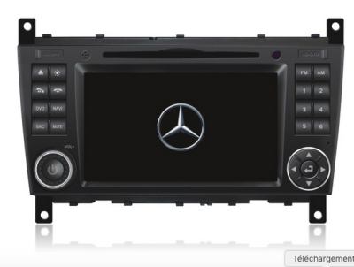 Autoradio GPS DVD TV DVB-T TDT Bluetooth Android 3G/4G/WIFI Mercedes Benz C Class W203 CLK - Class W209