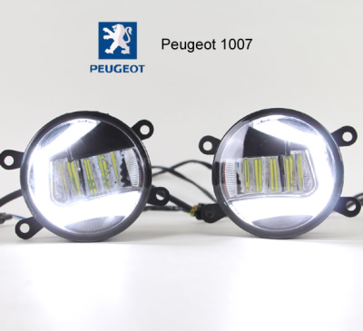 Faro antiniebla LED + la luz del día de DRL Peugeot 1007