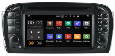 Autoradio GPS DVD TV DVB-T TDT Bluetooth Android 3G/4G/WIFI Mercedes Benz SL 2001-2004