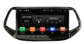 Autoradio GPS Grand Ecran Bluetooth DVB-T TV TNT Android 3G/WIFI Jeep Compass 2016-2017