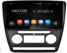 Autoradio GPS Grand Ecran Bluetooth DVB-T TV TNT Android 3G/WIFI Skoda Octavia 2010-2014