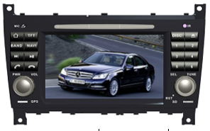 Autoradio GPS DVD DVB-T TNT Bluetooth 3G/WIFI Mercedes Benz C - Class W203 2004-2007 CLK - Class W209 2004-2005