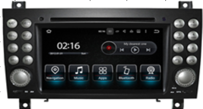 Autoradio GPS DVD TV DVB-T TNT Bluetooth Android 3G/4G/WIFI Mercedes Benz Class SLK-200 SLK 280 SLK 350 (2008-2012)