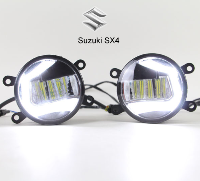 Feux antibrouillard LED + DRL lumière feux de jour LED Suzuki SX4