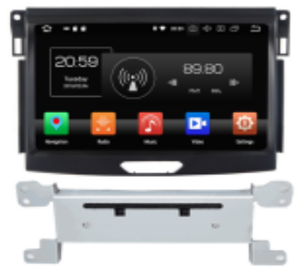 Autoradio GPS DVD Bluetooth DVB-T Android 3G/WIFI Ford Everest 2015-2017