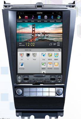Autoradio GPS TV DVB-T Bluetooth Android 3G 4G WIFI Style Tesla Verticale Honda Accord 7 2002-2007
