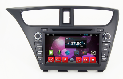 Autoradio GPS DVD TV DVB-T Bluetooth Android 3G/4G/WIFI Honda Civic 2011-2015