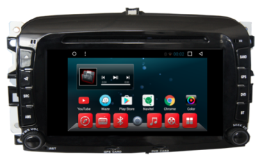 Autoradio GPS DVD TV DVB-T Bluetooth Android 3G/4G/WIFI Fiat 500L