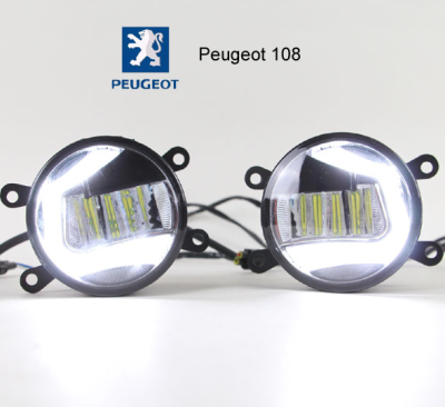 LED-mistlampen + DRL daglicht Peugeot 108